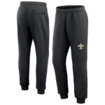 Classic NFL New Orleans Saints Active Jogger Lounge Sweatpant With Elastic Waistband and cuffed ankle,Perfect for jogging, sports, exercise everyday use