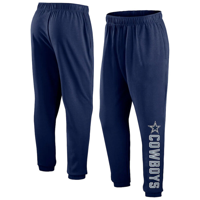 Mens Classic NFL Team Dallas Cowboys Active Jogger Team Sweatpant With Elastic Waistband and cuffed ankle,Perfect for sports and daily activities