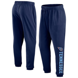 Mens Classic NFL Team Tennessee Titans Active Jogger Team Sweatpant With Elastic Waistband and cuffed ankle,Perfect for sports and daily activities